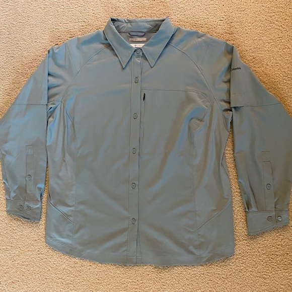 Columbia Omni-Shade Button-Up Shirt size 1X - Picture 3 of 7